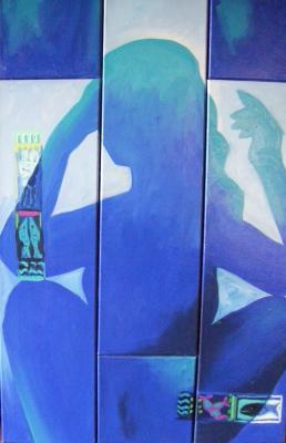 Schatten blau - Rike Hecker - Array auf Array - Array - Schatten blau - Rike Hecker - Array auf Array - Array -