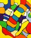 Kunterbund - Inez Eckenbach - Acryl auf Leinwand - Abstrakt - Abstrakt Kunterbund - Inez Eckenbach - Acryl auf Leinwand - Abstrakt - Abstrakt