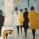 Die Modeshow - Sonia Lanz - Acryl auf Leinwand - Kultur-Menschen - Figuration Die Modeshow - Sonia Lanz - Acryl auf Leinwand - Kultur-Menschen - Figuration