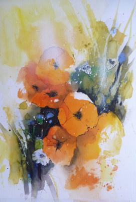 515. Mohnblumen 14 - Hans Schott - Array auf Array - Array - Array 515. Mohnblumen 14 - Hans Schott - Array auf Array - Array - Array