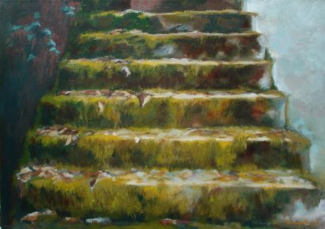 -Moostreppe-- - ingrid wenz-gahler - Array auf Array - Array - Array -Moostreppe-- - ingrid wenz-gahler - Array auf Array - Array - Array